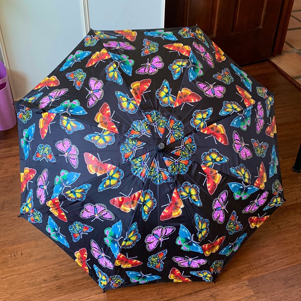 Adorable butterfly pattern rain umbrella